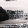 Dior Caro Leather Chain Shoulder Bag in Metallic Silver Secondhand
