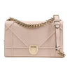 Dior Diorama Leather Chain Shoulder Bag in Powder Beige Secondhand