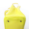 Dior Diorissimo Leather Mini 2Way Handbag in Yellow Secondhand