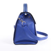Dior Diorever Medium Leather 2Way Handbag in Blue Secondhand