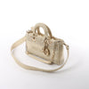 Secondhand Dior Lady D-Joy Racing 2Way Handbag in Beige