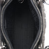 Dior Lady Dior Large Denim Cannage Large Handbag in Black Secondhand