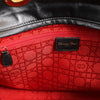 Dior Lady Dior Large Cannage Leather 2Way Handbag in Black Secondhand