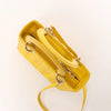 Dior Lady Dior Cannage Leather 2Way Handbag in Yellow Secondhand