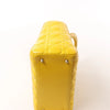 Dior Lady Dior Cannage Leather 2Way Handbag in Yellow Secondhand