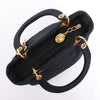 Dior Lady Dior Cannage Nylon Handbag in Black Secondhand