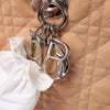 Dior Lady Dior Large Cannage Patnet Leather 2Way Handbag in Beige Secondhand