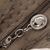 Secondhand Dior Lady Dior Ostrich Large 2Way Handbag in Brown