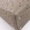 Dior Lady Dior Ostrich Large 2Way Handbag in Brown Secondhand