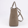 Dior Lady Dior Ostrich Large 2Way Handbag in Brown Secondhand