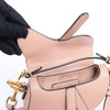 Dior Saddle Micro Bag Leather 2Way Handbag in Blush Secondhand