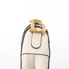 Dior Saddle Classic Bag Canvas Shoulder Bag in White Secondhand