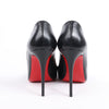 Christian Louboutin Eloise 100 Napa Shiny Heels in Black, Size 38 EU Secondhand