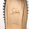Christian Louboutin Lady Peep 150 Denim Spike Studs Open-toe Heels in Blue, Size 36.5 EU Secondhand