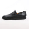 Christian Louboutin Spike Studs Leather Slip-On Sneakers in Black, Size 42 EU Secondhand
