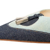 Secondhand Christian Dior Pointed Toe Denim Kitten Heel - '00s