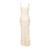 Secondhand Christian Dior by Galliano Silk Ruffled Long Dress - '00s