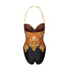 Secondhand Gianfranco Ferré Bejeweled Bodysuit Swimwear - '90s