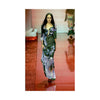 Secondhand Roberto Cavalli Floral Printed Ruffle Neck Dress - '90s