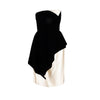 Secondhand Lanvin Velvet and Silk Peplum Dress - '80s