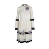 Secondhand Red Valentino Sheer Embroidered Midi Dress - '10s