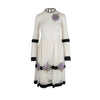 Secondhand Red Valentino Sheer Embroidered Midi Dress - '10s