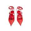 Secondhand Valentino Rouge Chain Detail Ankle Strap Pumps - '20s