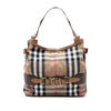 Burberry House Check Canvas Brecon Shoulder Bag Secondhand