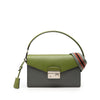 Prada Bicolor Saffiano Lux Sound Lock Satchel Secondhand