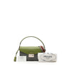 Prada Bicolor Saffiano Lux Sound Lock Satchel Secondhand