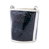 Chanel Small PVC and Crumpled Calfskin Camellia Coco Bucket Bag Secondhand