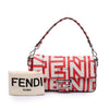 Fendi Marc Jacobs Nappa Vitello King Logo Print Phone Baguette Satchel Secondhand