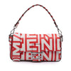 Fendi Marc Jacobs Nappa Vitello King Logo Print Phone Baguette Satchel Secondhand
