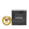 Secondhand Chanel Gold Plated CC Brooch