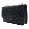 Chanel Quilted Patent and Goatskin CC Eyelet Wallet On Chain Secondhand