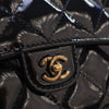 Chanel Quilted Patent and Goatskin CC Eyelet Wallet On Chain Secondhand