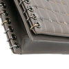 Chanel Small Lambskin Chocolate Bar CC Piercing Studded Chain Flap Secondhand