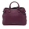 Burberry Medium Leather and House Check Banner Satchel Secondhand