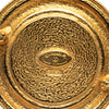 Chanel Gold Plated 31 Rue Cambon Round Vintage Pin Brooch Secondhand