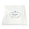 Prada Large Raffia Effect Crochet Embroidered Logo Tote Secondhand