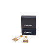 Secondhand Chanel Gold Plated Flap Bag Drop Clip On Earrings