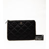 Chanel CC Quilted Satin Chain Around Clutch Secondhand