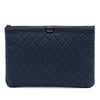 Chanel Large Quilted Calfskin Chain Boy O Case Clutch Secondhand