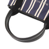 Balenciaga Canvas Striped Navy Cabas S Secondhand
