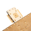 Fendi Leather Metal Stitch Baguette Satchel Secondhand