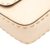 Fendi Leather Metal Stitch Baguette Satchel Secondhand