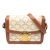 Celine Teen Triomphe Coated Canvas and Calfskin Triomphe Crossbody Secondhand