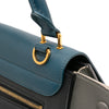 Celine Medium Tricolor Leather Trapeze Satchel Secondhand