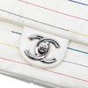 Chanel Distressed Calfskin Straight Line Stitch Flap Secondhand