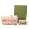 Gucci GG Marmont Matelasse Leather Monochrome Chain Belt Bag Secondhand